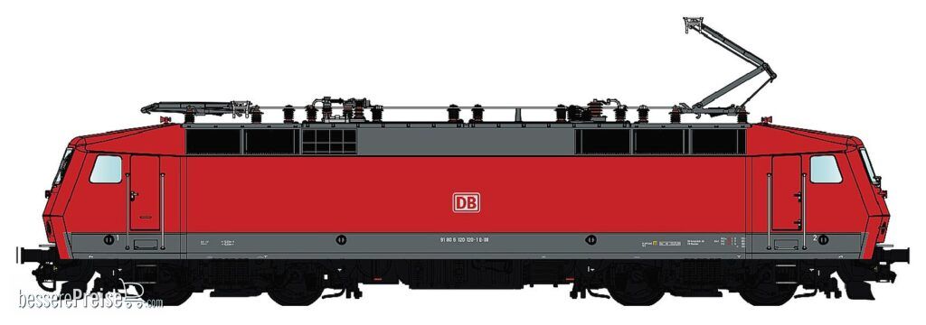 L.S. Models LS16088DC - E-Lok BR 120.2 DB Regio, Ep.VI - Lemke