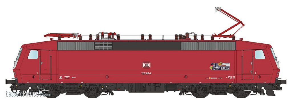 L.S. Models LS16089DC - E-Lok BR 120.1 DB, Ep.IV, 75 Jahre BLS - Lemke