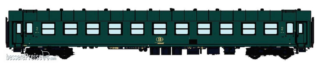 L.S. Models LS42073 - Personenwagen I5 Bc10, 2.Kl. SNCB, Ep.IV - Lemke