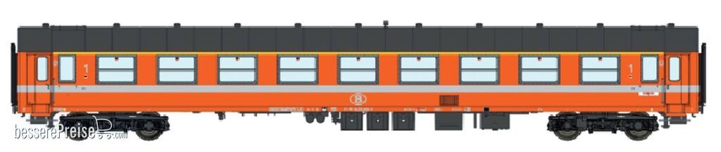 L.S. Models LS42180 - Personenwagen I4 A9, 1.Kl. SNCB, Ep.IV - Lemke