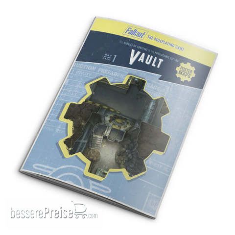 Modiphius Entertainment MUH0580220 - Fallout: The Roleplaying Game - Map Pack 1: Vault