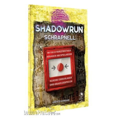 Pegasus Spiele PEG46159G - Shadowrun: Schrapnell (Softcover)