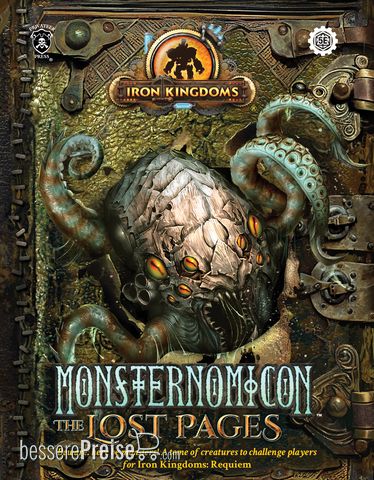 Privateer Press Übersee PIP508 - Monsternomicon: The Lost Pages - IRON KINGDOMS ROLEPLAYING GAME Core Book