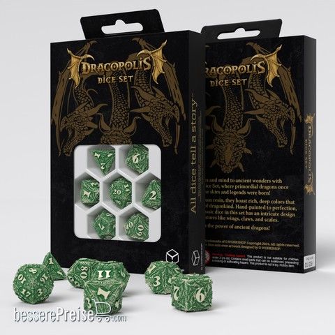 Q-Workshop QWSSDCP03 - Dracopolis Dice Set - The Andean Longneck