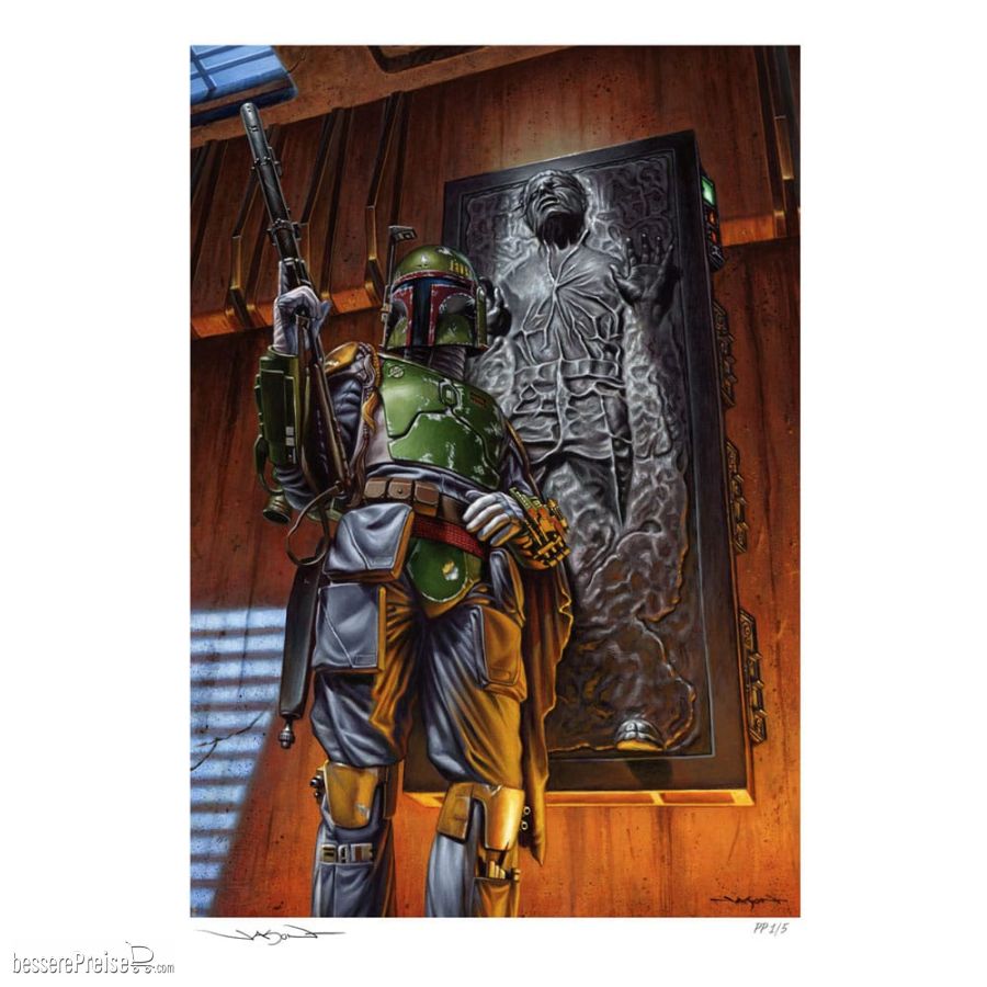 Sideshow Collectibles SS502177U - Star Wars Kunstdruck Boba Fett: The Bounty 46 x 61 cm - ungerahmt