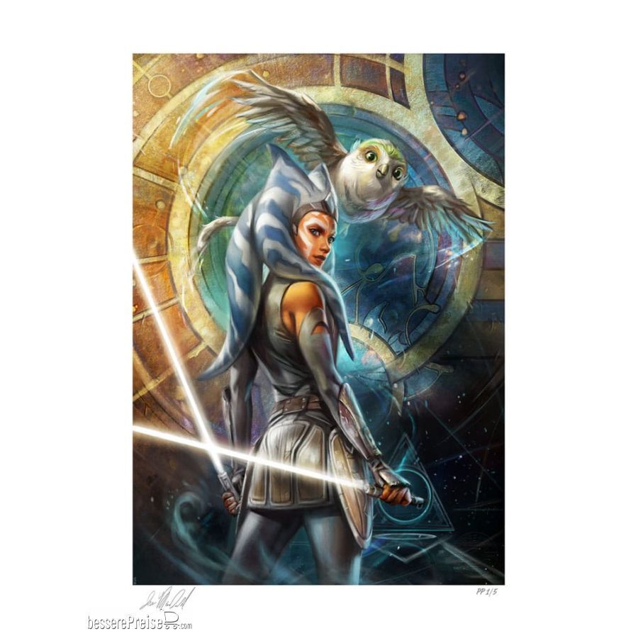 Sideshow Collectibles SS502469U - Star Wars: Rebels Kunstdruck Ahsoka Tano and Morai: Old Friends 46 x 61 cm - ungerahmt