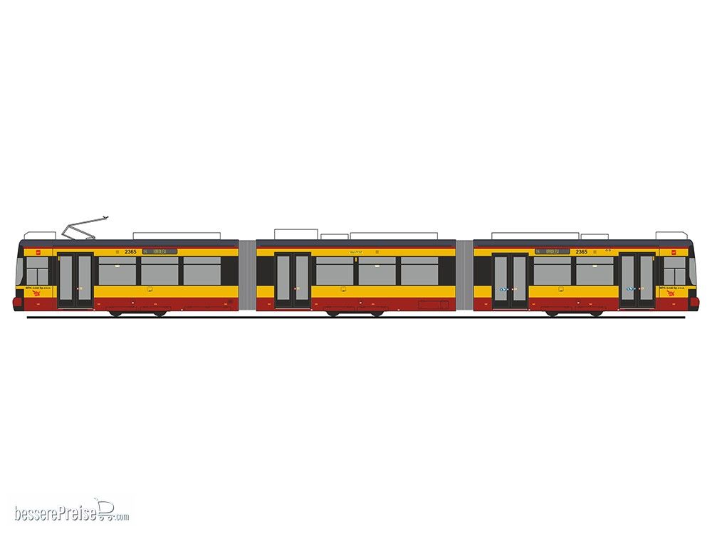 Rietze STRA01103 - Adtranz GT6N MPK Lodz (PL), 1:87