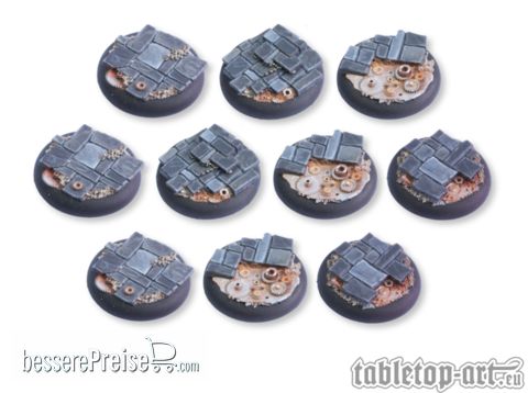 Tabletop-Art TTA110006 - Ancient Machinery Bases - 30mm Round Lip (10)