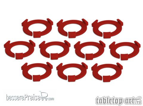 Tabletop-Art TTA501164 - Squad Marker - 25mm Cherry Red (10)