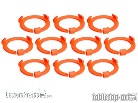 Tabletop-Art TTA501180 - Squad Marker - 32mm Neon Orange (10)