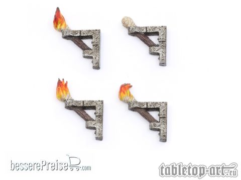 Tabletop-Art TTA601139 - Torches - Set 4 (4)