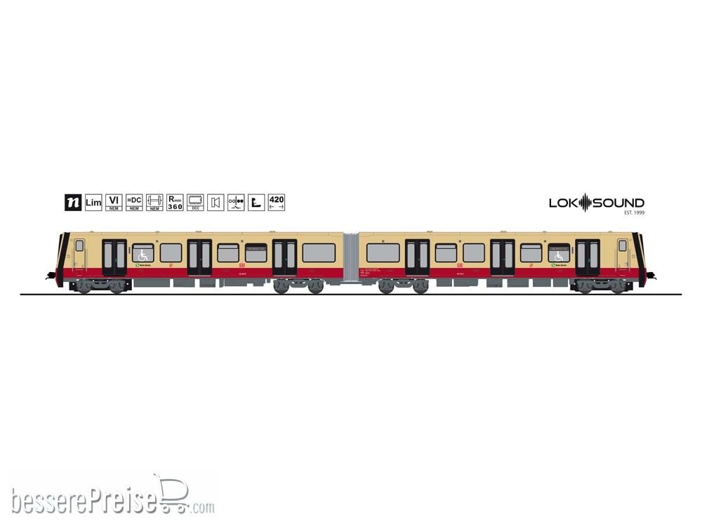 Rietze S11003 - Stadler S-Bahn Fahrm. H0 digi