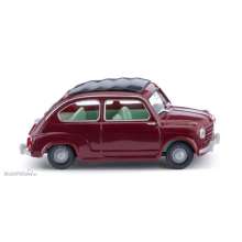 Wiking 009908 - Fiat 600 - weinrot