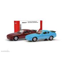 Herpa 012768-004 - Herpa MiniKit: Porsche 944, blau/rot