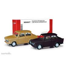 Herpa 013901-002 - MiniKit Trabant 601 Limousine, samtocker/rallyeschwarz