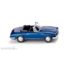 Wiking 018649 - Glas 1700 GT Cabrio blau metallic