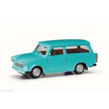 Herpa 020770-007 - Trabant 601 Universal, pastelltürkis