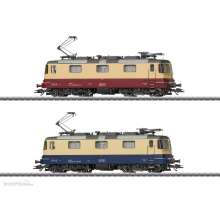 Märklin 037300 - Elektrolok-Doppelpackung Re 421 privat Epoche VI