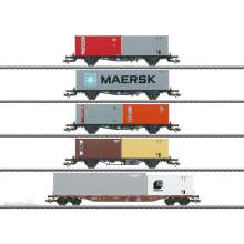 Märklin 047680 - Container-Tragwagen-Set