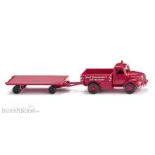 Wiking 049202 - Schwerlastzug (Magirus S 3500) Rosenkranz