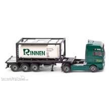 Wiking 053601 - Tankcontainersattelzug (MAN TGX) Rinnen