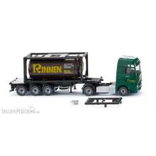 Wiking 053606 - Tankcontainersattelzug 20 (MAN TGX Euro 6c) ´Rinnen´