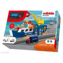 Märklin 072223 - Märklin my world - Frachtschiff und Hafenkran