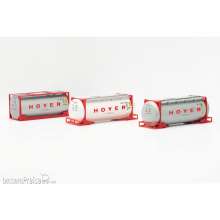 Herpa 076500-006 - Set mit drei Tankcontainern ´Hoyer´