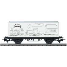 Märklin 094386 - H0 Containerwagen zum Ausmalen ´Blumen & Dampflok´