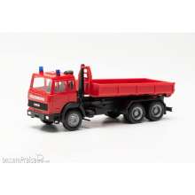 Herpa 097178 - Magirus Abrollmulden-LKW Feuerwehr