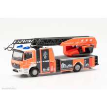 Herpa 097604 - Mercedes-Benz Atego Drehleiter mit Gerätekasten ´Feuerwehr Gersthofen´ (Bayern/Gersthofen)