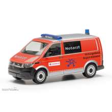 Herpa 097864 - Volkswagen (VW) T6.1 Bus, Notarzteinsatzfahrzeug ´Rettungsdienst Region Hannover/ Johanniter´ (Niedersachsen/Hannover)