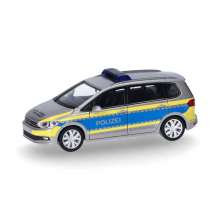 Herpa 097949 - Volkswagen (VW) Touran ´Polizei Hamburg´