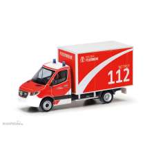 Herpa 097956 - Mercedes-Benz Sprinter 18 Koffer ´Berliner Feuerwehr´