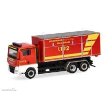 Herpa 098199 - MAN TGX XL Euro6C Wechsellader ´Feuerwehr Wuppertal´ (Nordrhein-Westfalen/Wuppertal)