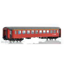 NMJ 1000163 - NMJ Topline 105.301 Personenwagen A2 24002 der NSB, rot, H0