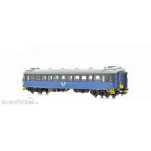 NMJ 1000435 - NMJ Topline 204.401 SJ B1N.4899, 2. Klasse Personenwagen, Blau/Schwarz Design V2, H0