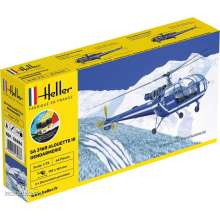 Heller 56286 - STARTER KIT SA 316 Alouette III Gendarmerie in 1:72