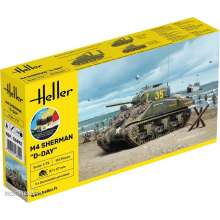 Heller 56892 - STARTER KIT Sherman in 1:72