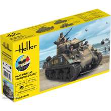 Heller 56894 - STARTER KIT M4A2 Sherman ´Division Leclerc´ (deco.FR KIT in 1:72