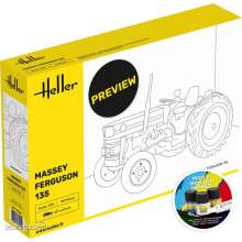 Heller 57404 - 1:24 STARTER KIT Massey Ferguson 135