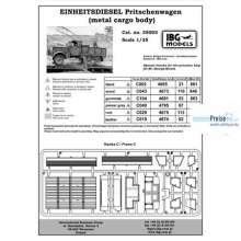 IBG-Modellbau IBG35003 - Einheitsdiesel - Pritsche