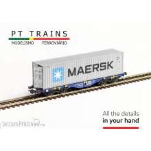 PT Trains 100264 - MODALIS Sgmmnss 33 87 459 4 004-3 + MAERSK 40´HC MRSU3995923