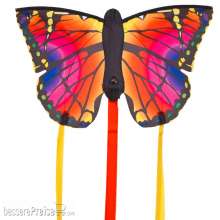 HQ 100302 - Butterfly Kite Ruby R - Kinderdrachen, ab 5 Jahren, 34x52cm, inkl. 10kp Polyester Schnüre, 25m