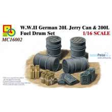 CLASSY HOBBY CLS16002 - German 20l Jerry Can & 200l Fuel 1:16