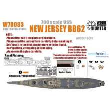 Flyhawk FHW70083 - WWII USS New Jersey BB62 (for Tamiya 31614 )