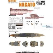 Flyhawk FHW70103 - IJN BATTLESHIP NAGATO (FOR FUJIMI 431314)