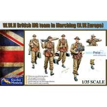 Gecko Models 35GM0014 - WWII British MG Team in March