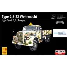 ATTACK ATT72919 - Type 2,5-32 Wehrmacht Light Truck 1.5t Europe 1/72