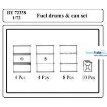 ATTACK ATT72338 - Fuel Drums & Can set 1/72